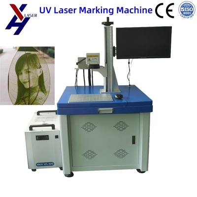 3W 5W Logo Secure Codes UV Laser Marking Machine voor glazen flessen