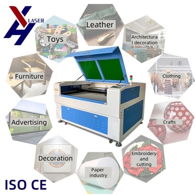 CO2-lasergraver en -snijdmachine voor bamboepapier, leer, hout, acryl 1390/4060 50W-300W lasergraveringssnijmachine