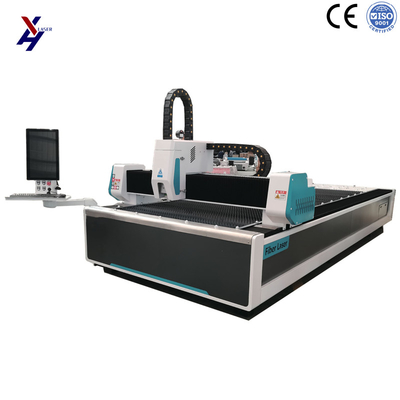 3000*1500 CNC-vezellasersnipper 1000W 2000W 3000W enkelvoudige tafel voor metaal