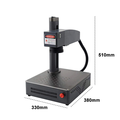 Multifunktioneel draagbaar UV-lasergraver met vezels voor metaal, hout, glas, kristal en kunststof