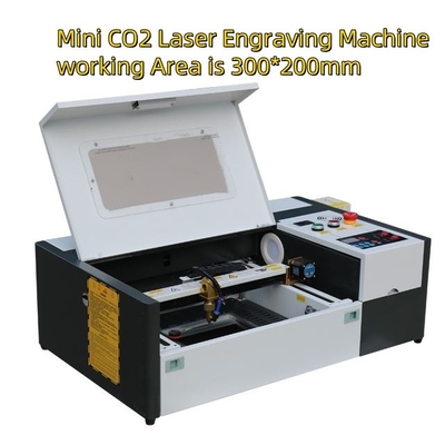 40W 50W 300*200 3020 Kleine draagbare lasergraver CO2 laserprinter