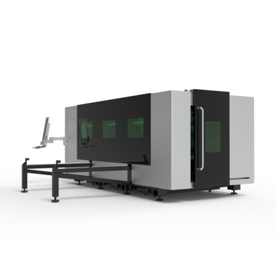CNC 6000W 3015LS Zijtrek Fiber Laser Snijmachine voor Aluminium Koper Messing IJzer Roestvrijstalen Plaat