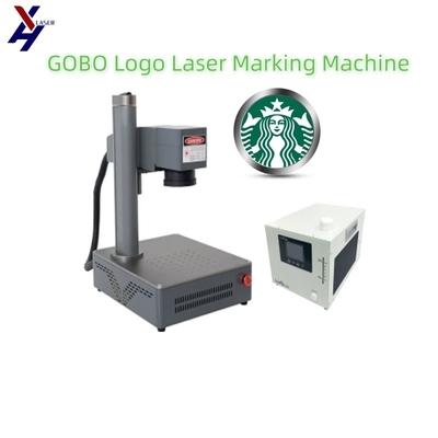 Draagbare Desktop 3W 5W Logo UV Laserdrukker Lasermarker voor Projectielamp Gobo Glas